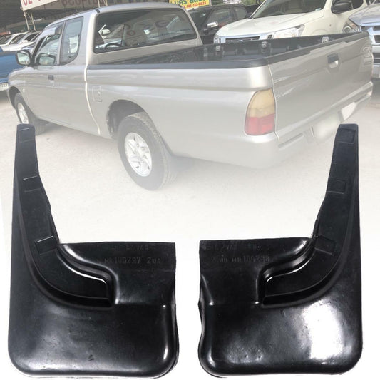 Rear Mud Flap Splash Guard Black For Mitsubishi Animal L200 2WD Pickup 1996-2004