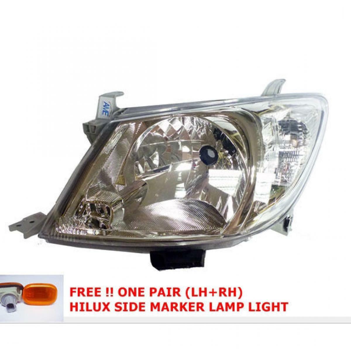 07 08 09 10 2011 Toyota Hilux Vigo Sr5 Mk6 Kun Tng Kdfvtv Head Light Lamp - Left