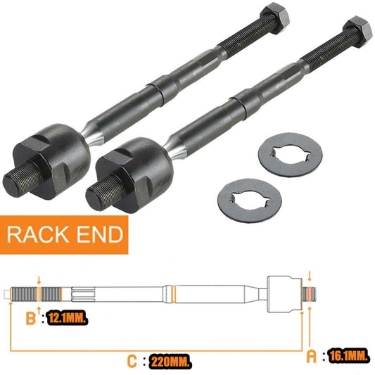 2 PCs Steering Rack End For Nissan Juke F15 2010 2011 12 15-2017 Hatchback