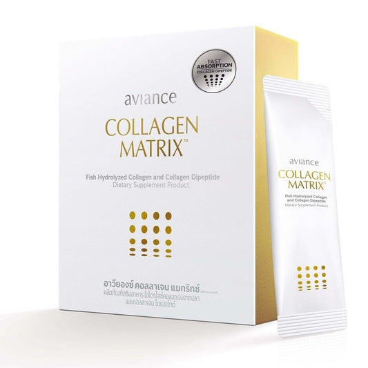 Aviance Collagen Matrix Di-Peptide 100% Dietary Supplement Health Skin 30 sachet