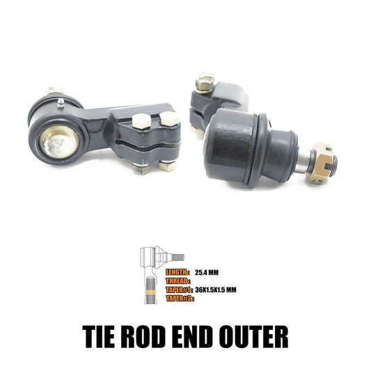 2 PCs Tie Rod End Outer For Isuzu ROCKY 195 "RHD" Truck 1984-1995