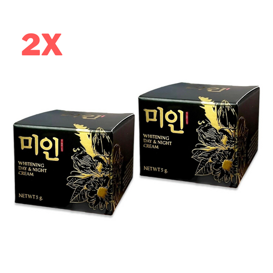 2x Korean Gimmick Pearl Cream Brightening Day & Night Reduce Dark Spots Acne 5 g