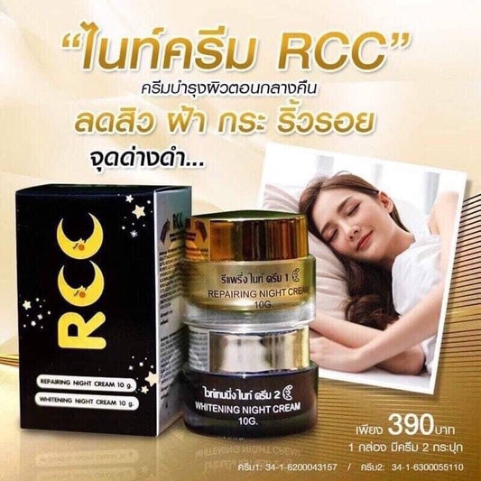 RCC Night Cream nourish rejuvenation skin dark spots clean clear youthful