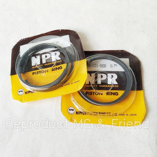 2x Piston Ring Set Oversize 0.75 Japan For Honda C95 CA95 C200 CA200 CT200