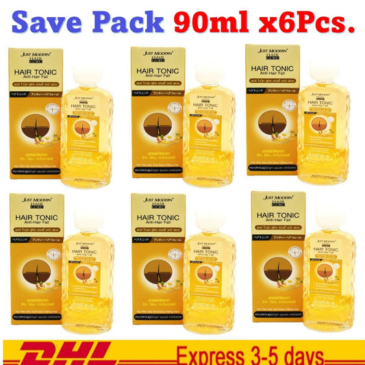 6x JUST MODERN HAIR GURU HAIR TONIC Anti-Hair Fall Reduce White Hair Loss