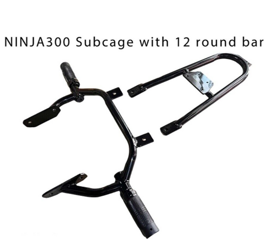 Kawasaki new NINJA300 subcage with 12 round bar add titanium Kit For Stunt Part