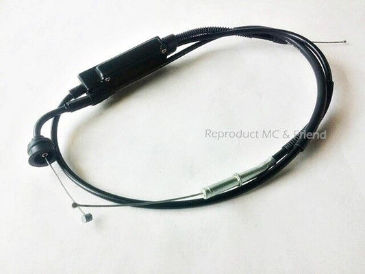 Throttle Cable (Line 1+2) New For Yamaha DT125 DT175 (1980 - 1981) DT125MX