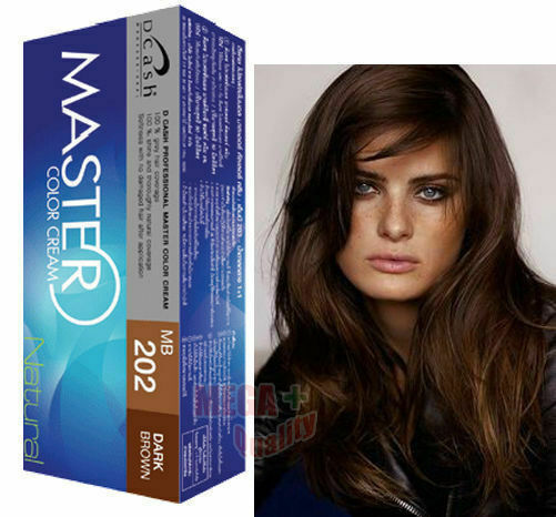 DCASH PERMANENT HAIR DYE COLOR CREAM NATURAL # MB202 Dark Brown