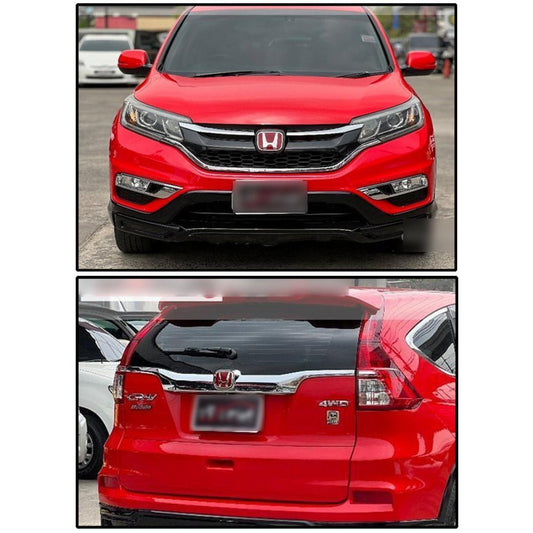 Red Emblem Badge Logo Front Grille Rear Tailgate Fit Honda CR-V CRV 2012-2016