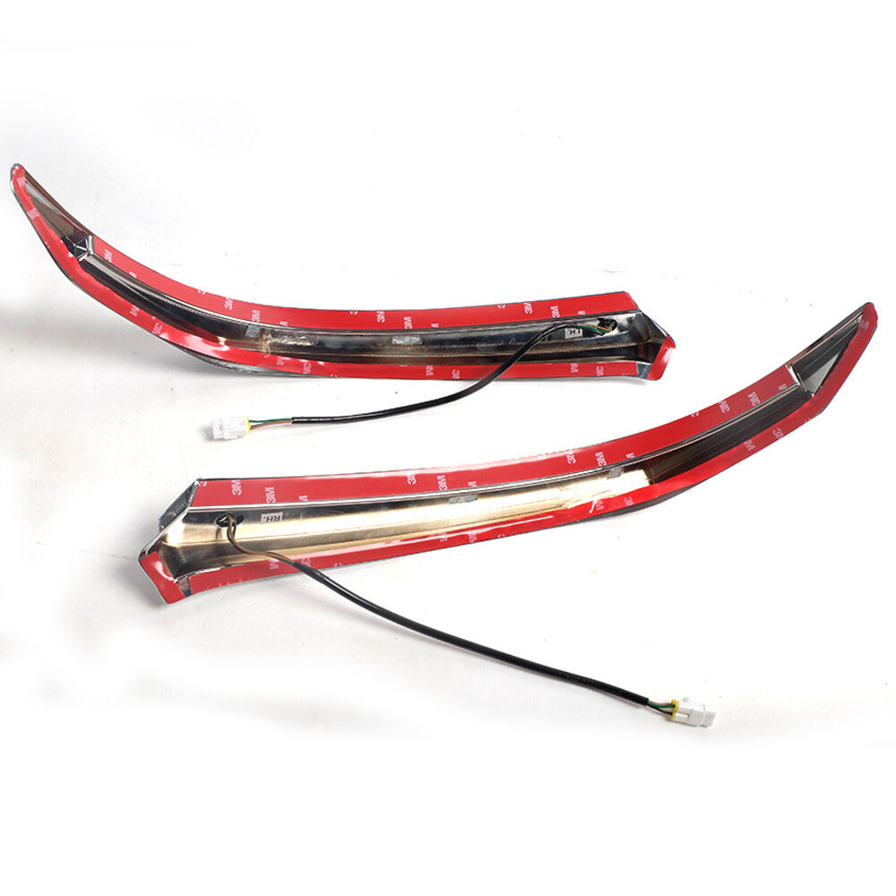 Fit 12-14 Toyota Hilux Vigo Champ MK7 Under Headlight Daytime Turn Signal Pair