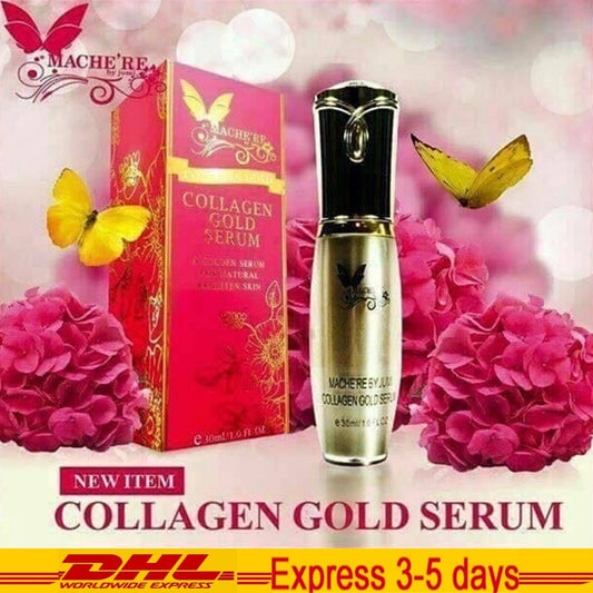 Mache're Collagen Gold Serum Natural Brighten & Tighten Premium Skin Face 30ml