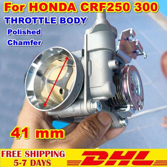 T13 Throttle Body Honda Crf 250 300 Carburetor Chamfer 41 Original 16410-KZZ-D21