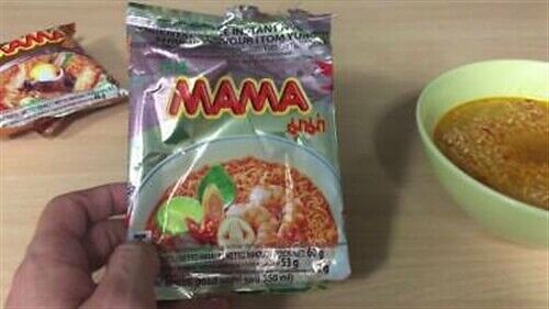 2 x MAMA Thai Instant Noodles Tom Yum Kung Flavour Spicy Sweet Sour 55g