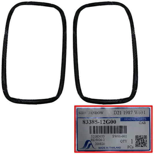 Sealing Rubber Side Window Seal RH LH For Nissan Navara D21 Hardbody 1989-1997