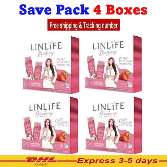 4x Pananchita LinLife Strawberry Protein Jelly Burn Weight Management Low Fat