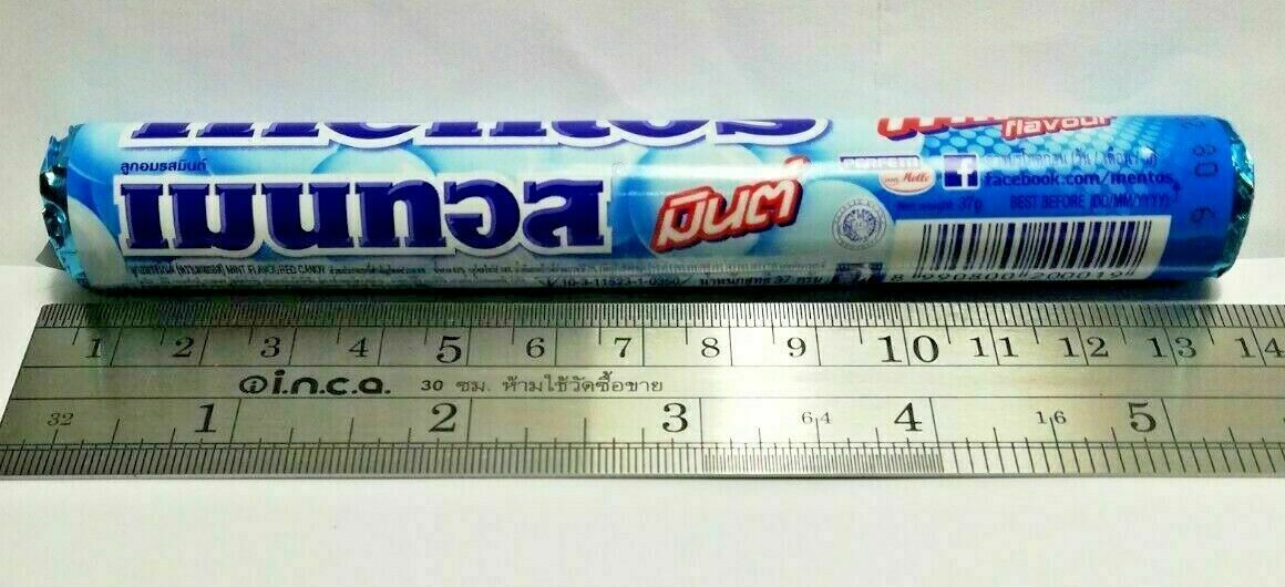 12 X 37g Mentos Chewy Dragees Candy Mint Flavor Gummy Fresh breath