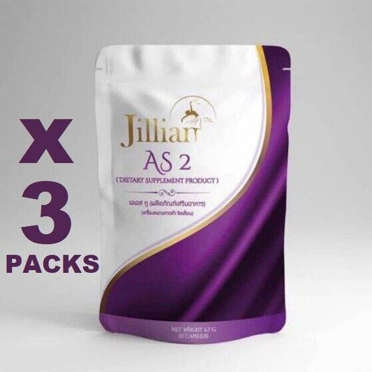 3x Jillian AS2 Skin Care Anti aging Burn calories fat control Brighten Slimming