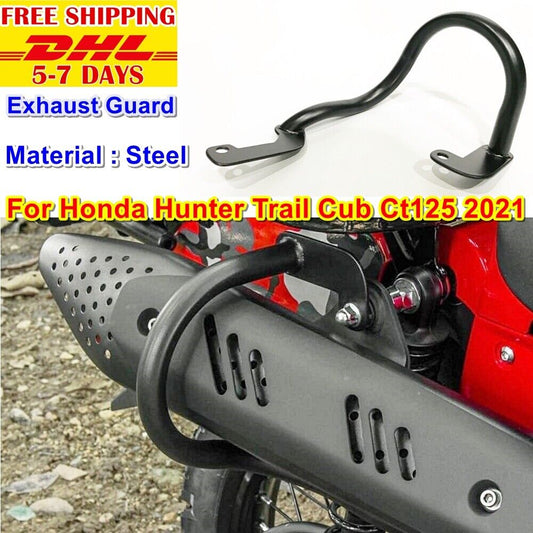 A3 Exhaust Guard For Ct125 Honda Hunter Cub 2021 125 Trail Guard New Steel Pipe