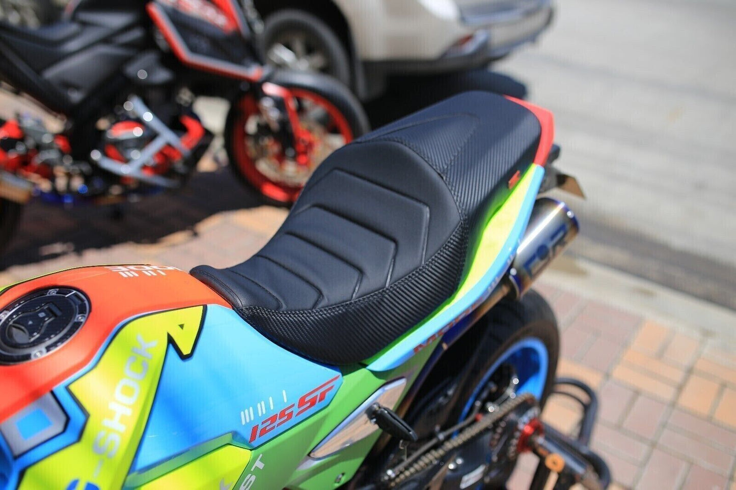 FOR Honda MSX SF Custom Seat Cushion Race Soft Fit Sports Style Front Rear Body