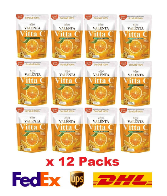 12x Instant Drink Vitta-C Valenta High Vitamin C boost immunity nourish skin