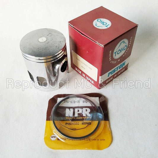 Yamaha DT125 (1978 - 1981) Piston & Ring Set Size STD (Diameter=56.00mm.) Japan