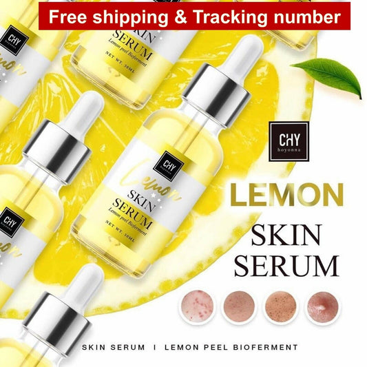 CHY Skin Serum Lemon Reduces Acne Scars Freckles Black Spots Clear Skin 30ml