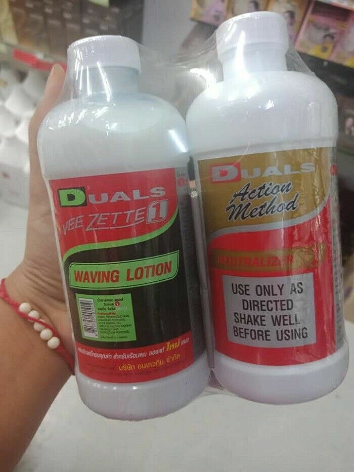 Duals Vee Zette Waving Perming Kit 1 400 ml x 2 Suitable for strong hair