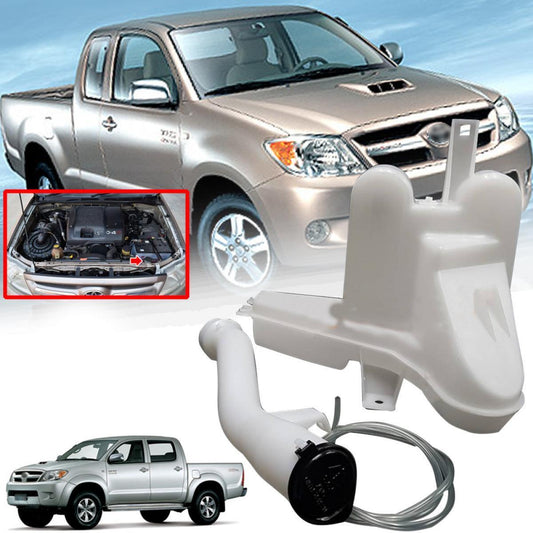 Set Windshield Washer Tank Bottle Motor For Toyota Hilux SR KUN26 2005-2014