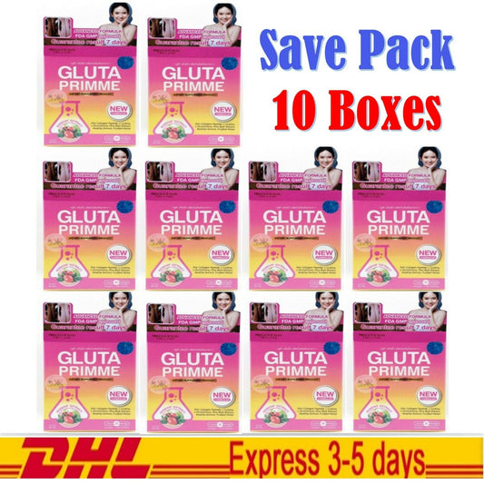 10x Authentic Gluta Primme Aura Max Vitamin Radiance Smooth Aura Healthy Skin