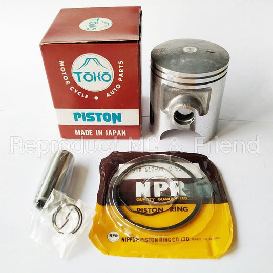 Piston Kit + Pin OS 0.50 Dia=52.50mm For Yamaha DT100 ('76-'80) MX100 ('79-'83)
