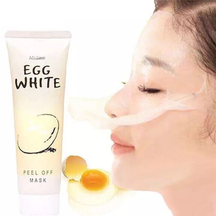 3X Mistine Egg White Whitening Poreless & Anti-Blackhead Peel Off Facial Mask