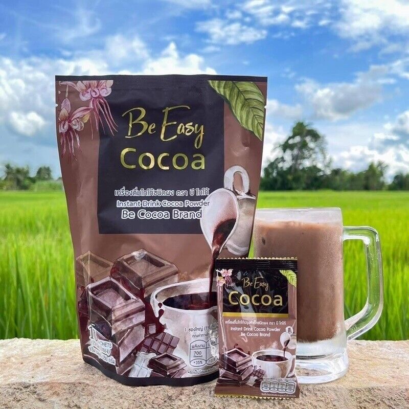 12x Be Easy Cocoa Instant Drink Control hunger Detox Burn Fat Slim Healthy