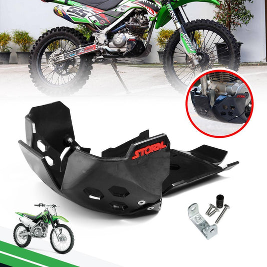 Under Fairing Skid Plate Guard Engine Black Fit KAWASAKI KLX140 2020 2021 2022