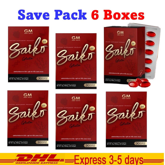 6x Saiko Dietary Supplement Skin Anti Aging Dietary Supplement Antioxidant