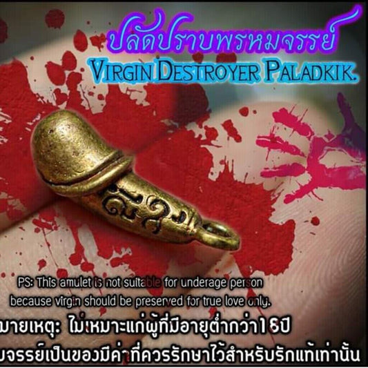Amulet Virgin Destroyer Paladkik 2 by Phra Arjarn O,Lucky, charm, love & sex