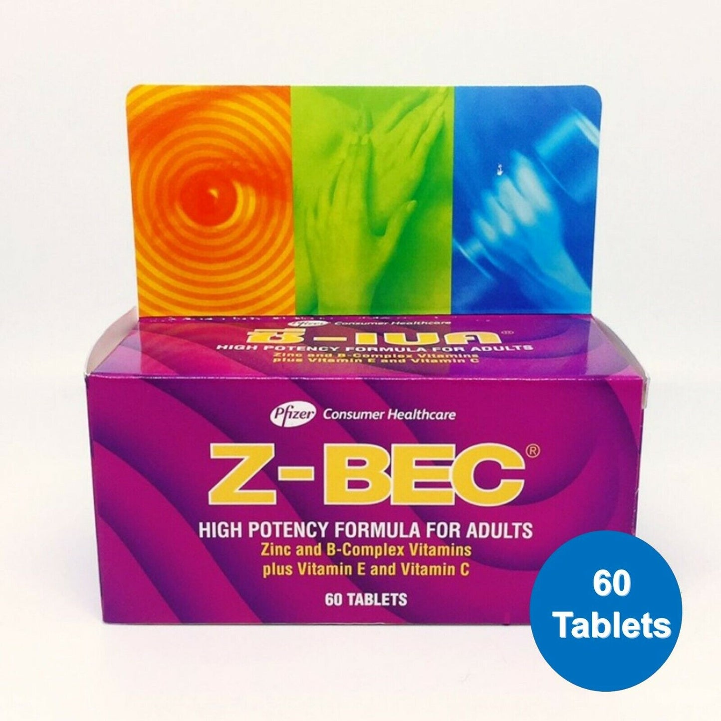 Z-BEC Multivitamins High Potency Formula For Adults Health Sleep Aid 60 Tablets