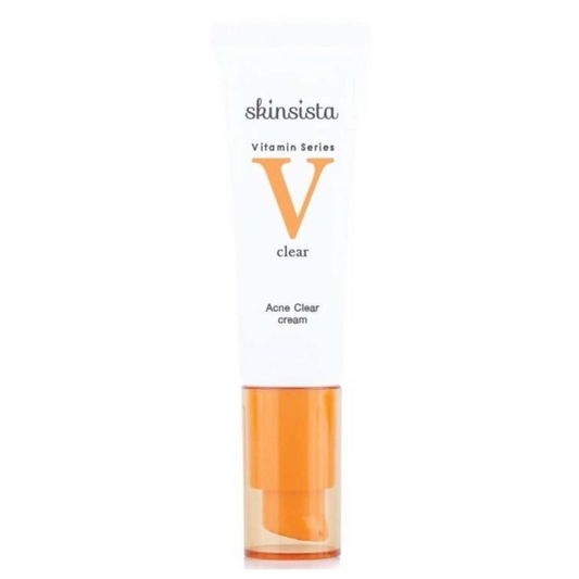 Skinsista V Acne Clear Cream Reduce Dark spots Redness Oil Control Vitamin 30ml