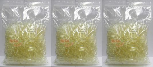 3 x 1000 Empty Size 0 Vegetable Clear Capsules Herbal Pills Made From Rice