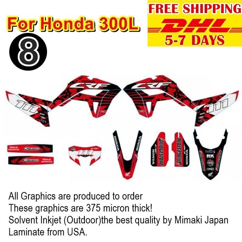 Z28 Motocross Graphics Stickers Kit For Honda CRF300L Whole Bike Decals kits New