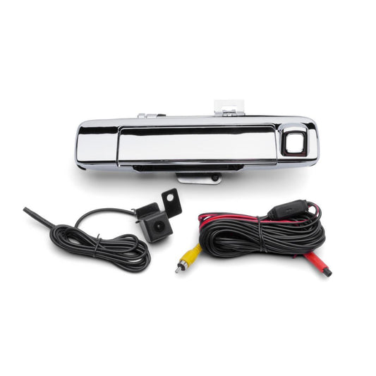 Rear Tailgate Handle Chrome Camera Set Cover For Isuzu D-Max Dmax RT 2012-2014