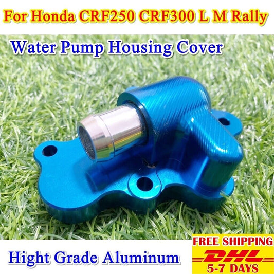 P3 Blue Water Pump Housing Cover For Honda CRF 250 300 M L Rally Aluminum CNC