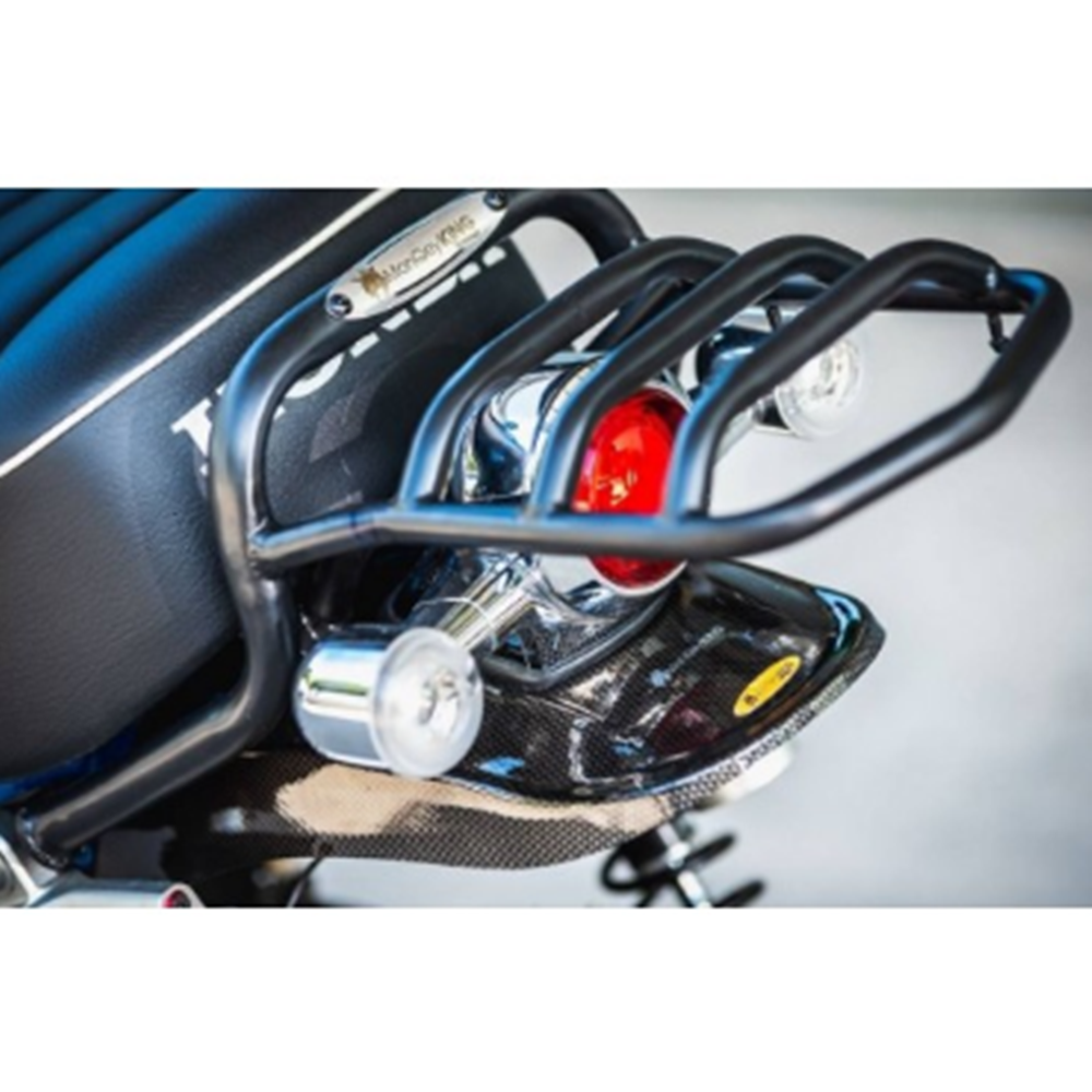 HONDA MONKEY 125 Black Rear Luggage Carry Rack Decorated Gadgets Accessories New