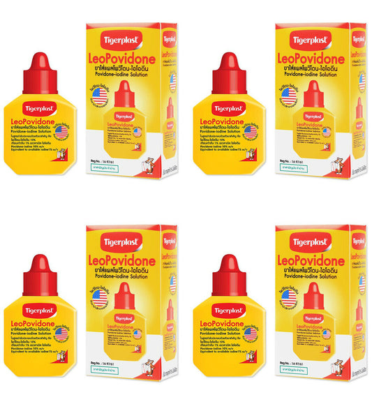 4x15cc. Leopovidone Solution Povidine Iodine A First Aid Antiseptic Cuts Wounds