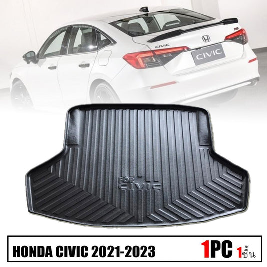 Rear Trunk Mat Floor Cargo Tray Liner For Honda Civic FE Sedan 2021-2023