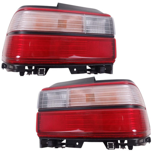Tail Lamp Lights Pair Fit Toyota Corolla AE101 AE102 E100 Sedan 1992-1995