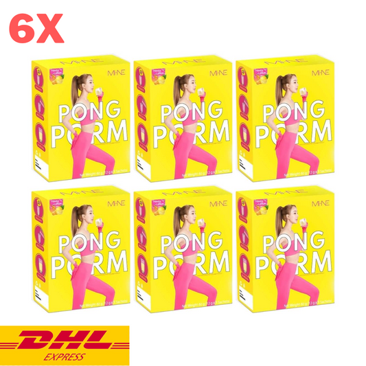 6x PONGPORM Mymint Mine Drink Powder Weight Control Hunger Supplement Slim Diet