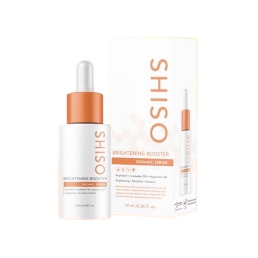 SHISO Serum Brightening Booster Reduce Dark Spots Acne Scars Skin Organic 10 ml