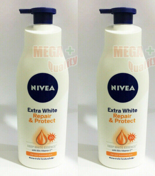 2 x 350 ml : Nivea Extra White Repair and Protect SPF30 Body Lotion Whitening