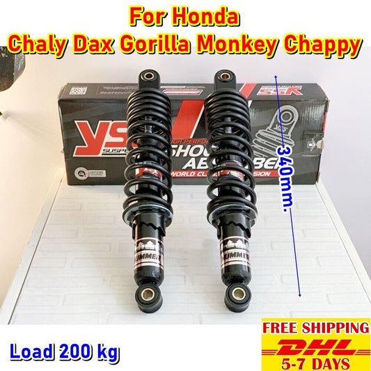 S9 Shocks Absorber Suspension For Honda Monkey 125 Chaly Dax Gorilla Load 200kg