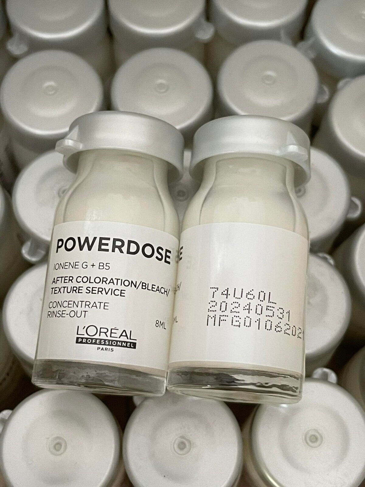 10x LOREAL POWERDOSE IONENE Repair Steam Serum Damage Hair Concentrat Rinse-out